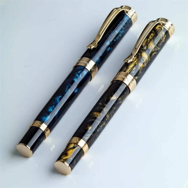 

Tangmoon D6 Fountain Pen With Magnetic Cap Premium Resin Calligraphy Pen EF F nib for Writing Practice & Gifts office Supplies