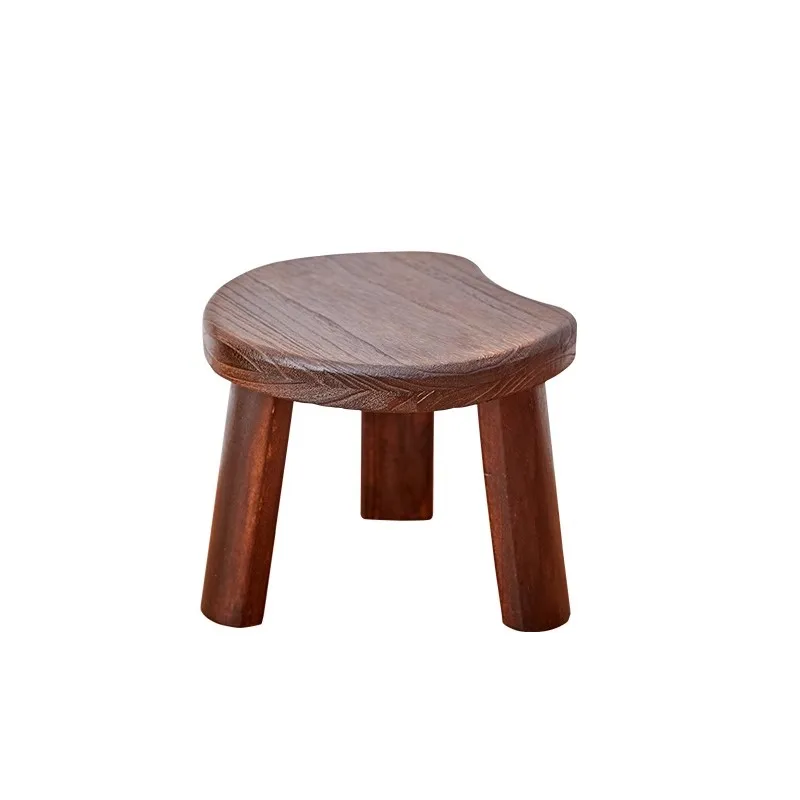 Multifunctional Balcony Flower Stool Flower Stand Solid Wood Small Stool Low Stool Household Children's Wooden Bench