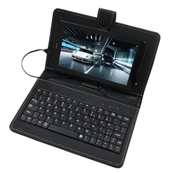 Universal Micro Keyboard Leather Stand Case Cover For 10 10.1 Inch Android Tablet PC For Samsung Lenovo Tablet Keyboard Case