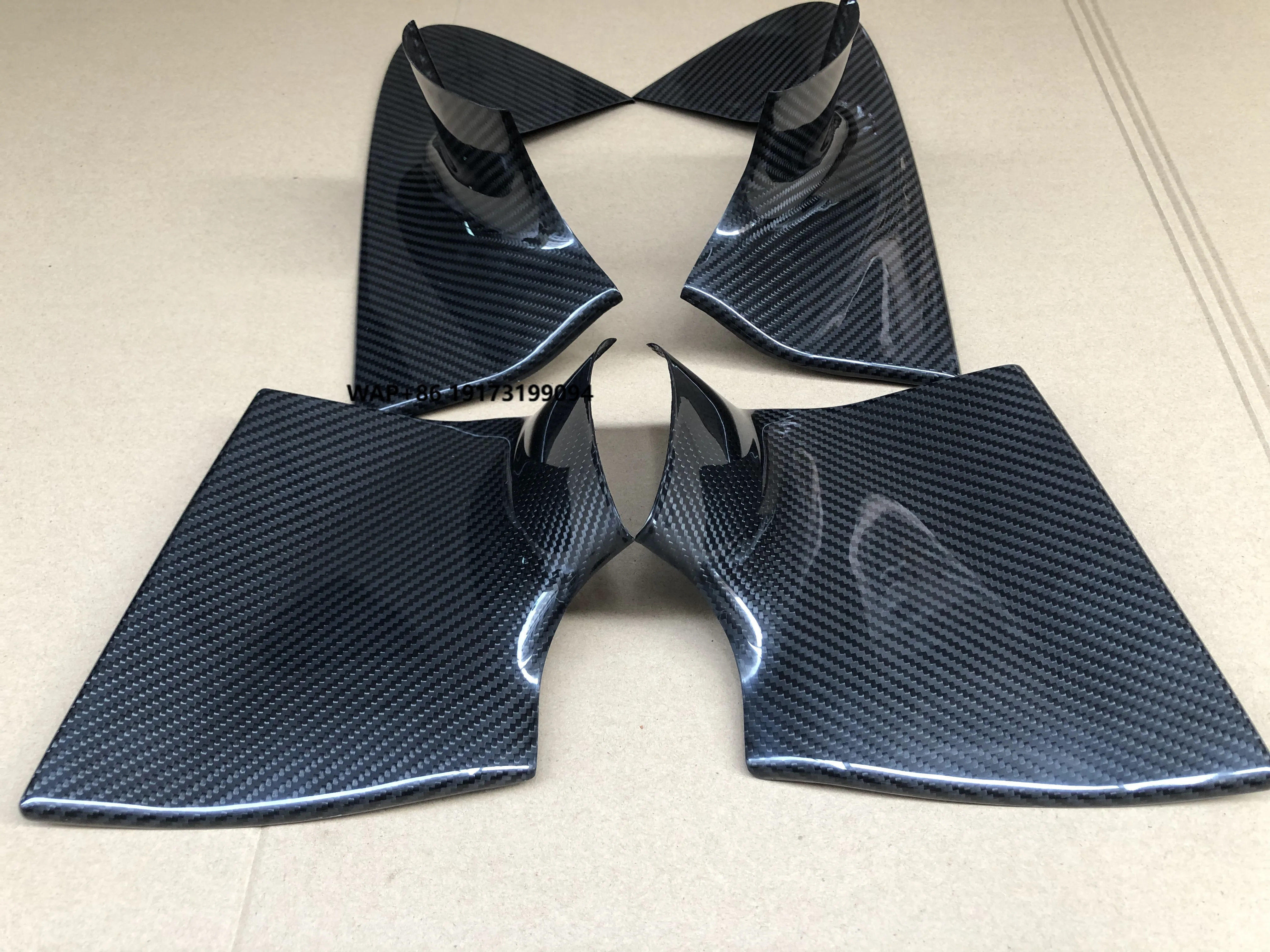 720s용 도어 핸들 커버 드라이 카본 파이버