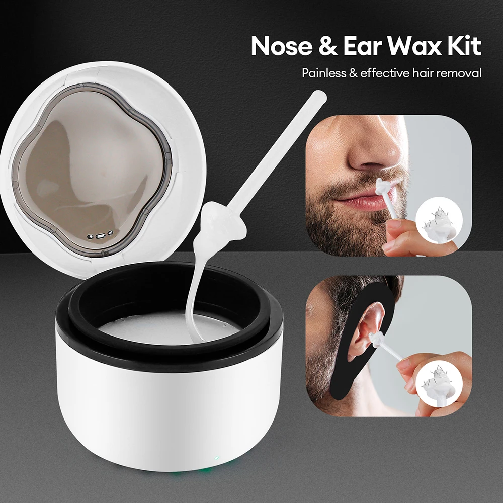 Mini Wachs Heizung Maschine 40g Silikon Schüssel Wachs Wärmer Nase Ohr Haar Entfernung Wachsen Kit Wachs Bean Wachs Heizung schmelzen Topf Schmelzer – Detail 12