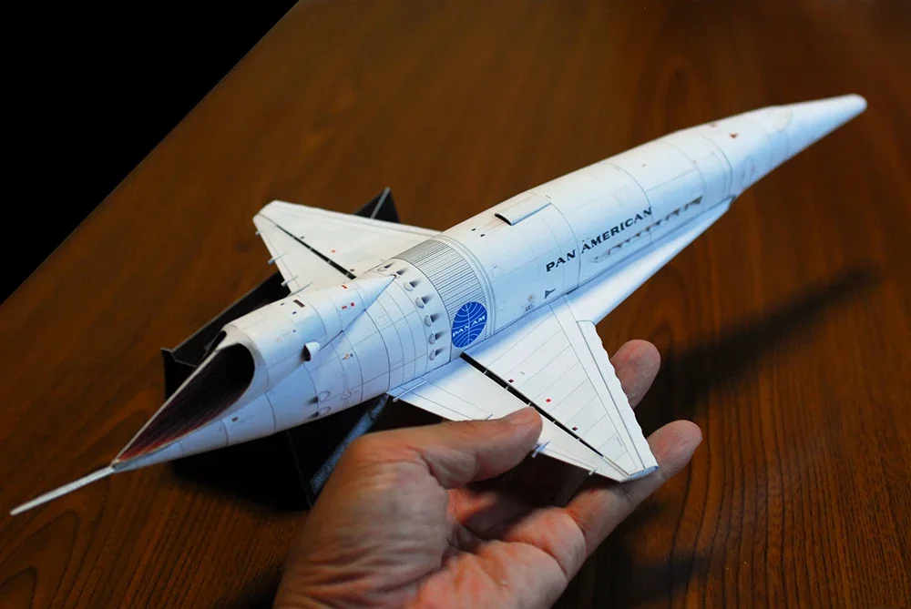 2001: A Space Odyssey The Orion III Spaceplan Cardmodel DIY Handcraft PAPER MODEL KIT Handmade Toy Puzzles