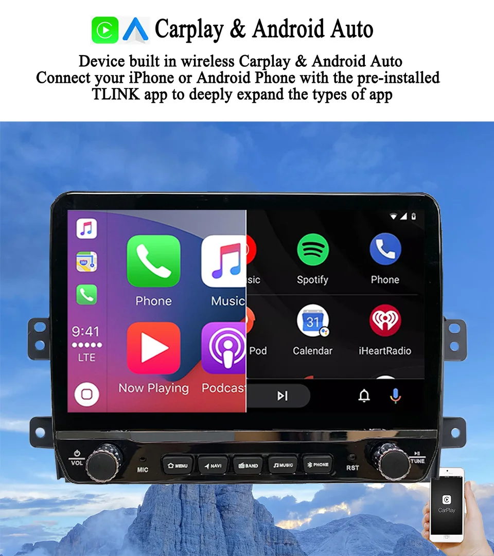 Android14 8G رام راديو السيارة ستيريو الصوت والفيديو HU لسوزوكي SX4 2006 - 2014 Aut DVD GPS نافي الشريط رئيس وحدة DVD كاسيت Carplay #4