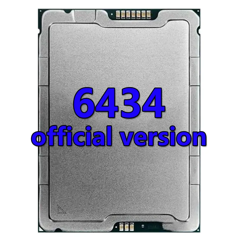 Xeon Gold medal 6434 version CPU 22.5MB 3.7GHZ 8Core/16Thread 195W Processor LGA4677 FOR C741 Server Motherboard