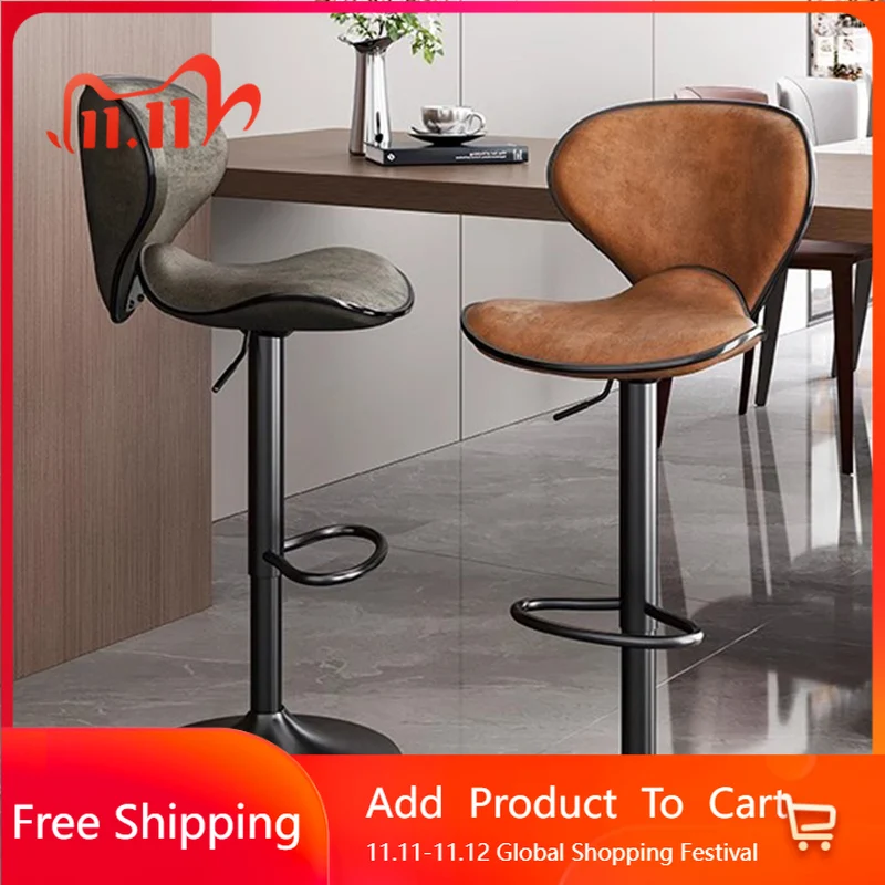 

Counter Swivel Barstools Luxury High Make Up Outdoor Designer Gaming Modern Barstools Black Rattan Banqueta Unique Furniture