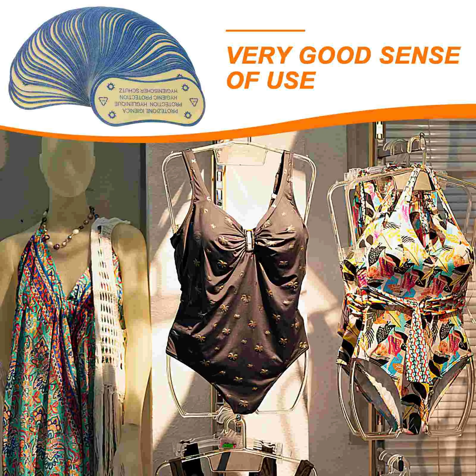 Swimsuit Warning Labels Bikini Bottoms Protective Sticker For Lingerie Small Golf Stickers Pvc Self-adhesive