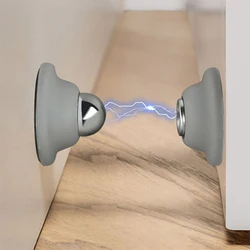 Door Stopper, Non Punching and Anti-collision Door Stopper, Silicone Floor Suction Door, Fixed Bathroom Door, Short Version