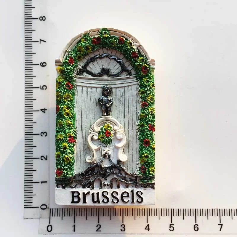 Manneken PIS Brussel België Koelkast Magneet Reizen Souvenir 3D Koelkast Decoratie Magnetische Sticker Handgeschilderde Craft