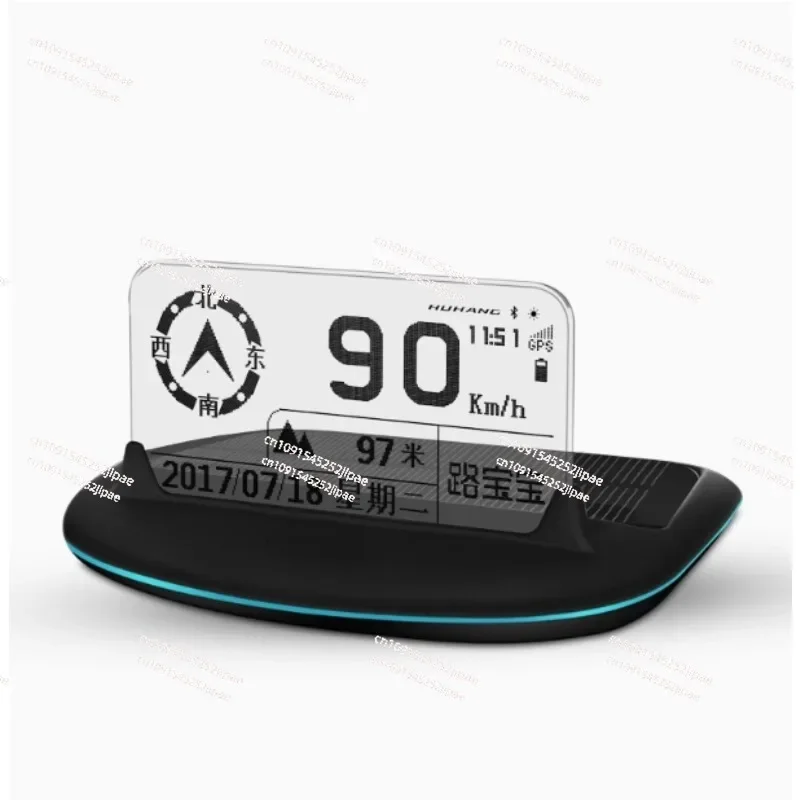 Pantalla Frontal Para Coche, Compújula Universal Inalámbrica, Medidor De Velocidad De Navegación Solar