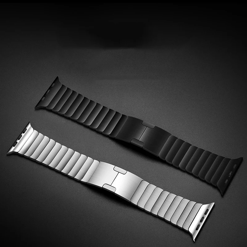 Men Metal Bracelet For Apple Watch 9 Ultra 2 49mm Stainless Steel Strap For iWatch 8 7 45mm 41mm 6 5 4 se 44mm 42 Accessories