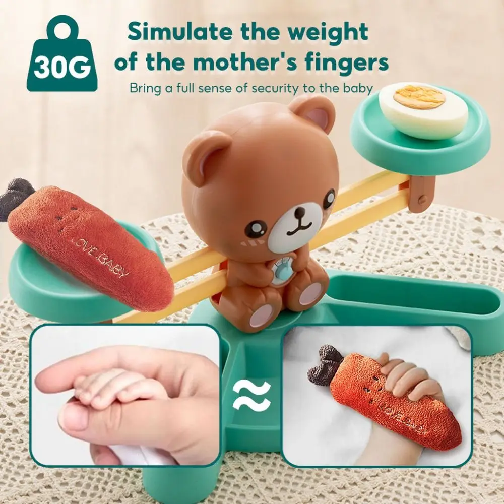 Nuovo giocattolo lenitivo per bambini alla carota Giocattolo per dormire anti-spaltamento dei cartoni animati che tiene il giocattolo per bambini di età compresa tra 0 mesi