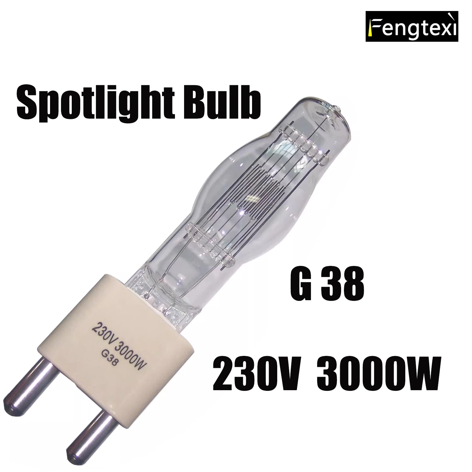 

G38 120V 230V 2000W 3000W 5000W Spotlight Bulbs for Stage Lighting, Studios, Photography Studios, Interviews