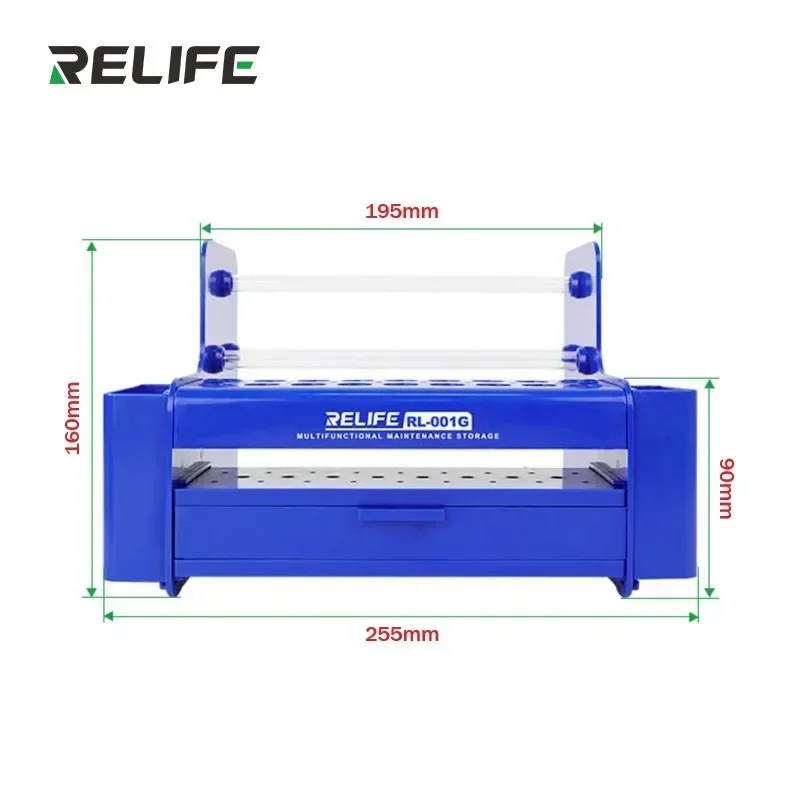 RELIFE RL-001G Multifunction Storage Box Large Capacity Classified Storage Neat Convenient Strong Durable Mobile Phone Repair