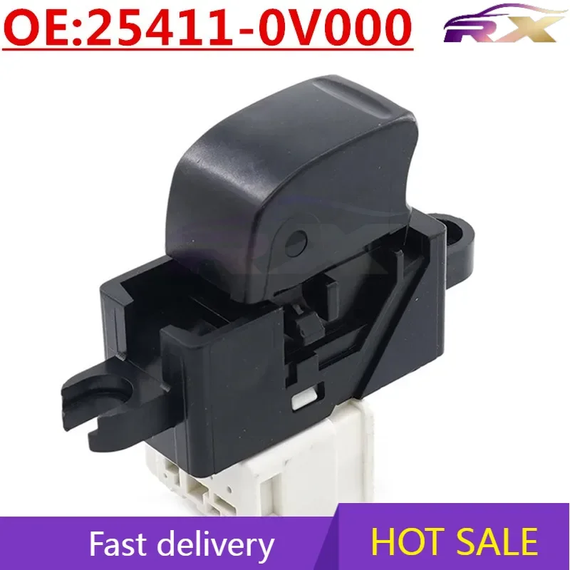 

OEM:25411-0V000 Automobile Glass Lift Switch Electric Window Switch For 1999-2002 Nissan Pathfinder