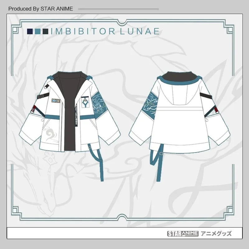 Honkai ستار السكك الحديدية دان هنغ تقليد Lunae تأثيري كول القمم معطف Harajuku عادية هوديس البلوز للجنسين سترة فضفاضة السراويل