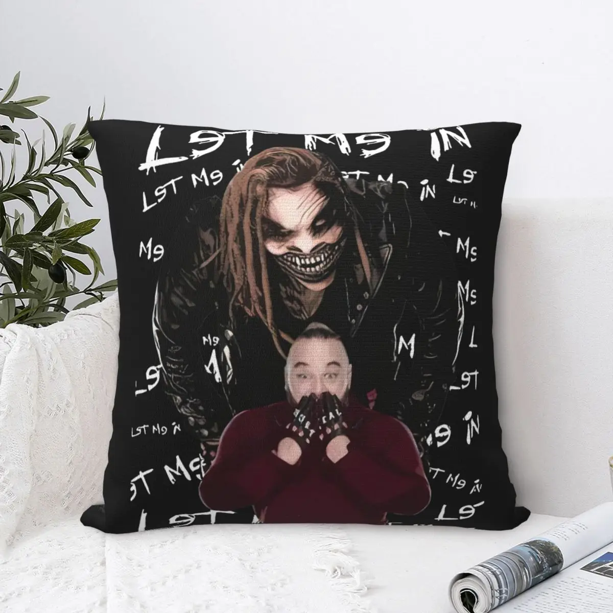 The Fiend Wrestling Pillowcases Sofa Bray Wyatt Cushion Case Cute Throw Pillow Case 40*40