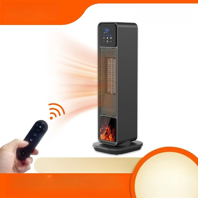 Remote Control Heater Ceramic Heating Shaking Head Timing Heater Household Electric Small Household Appliances