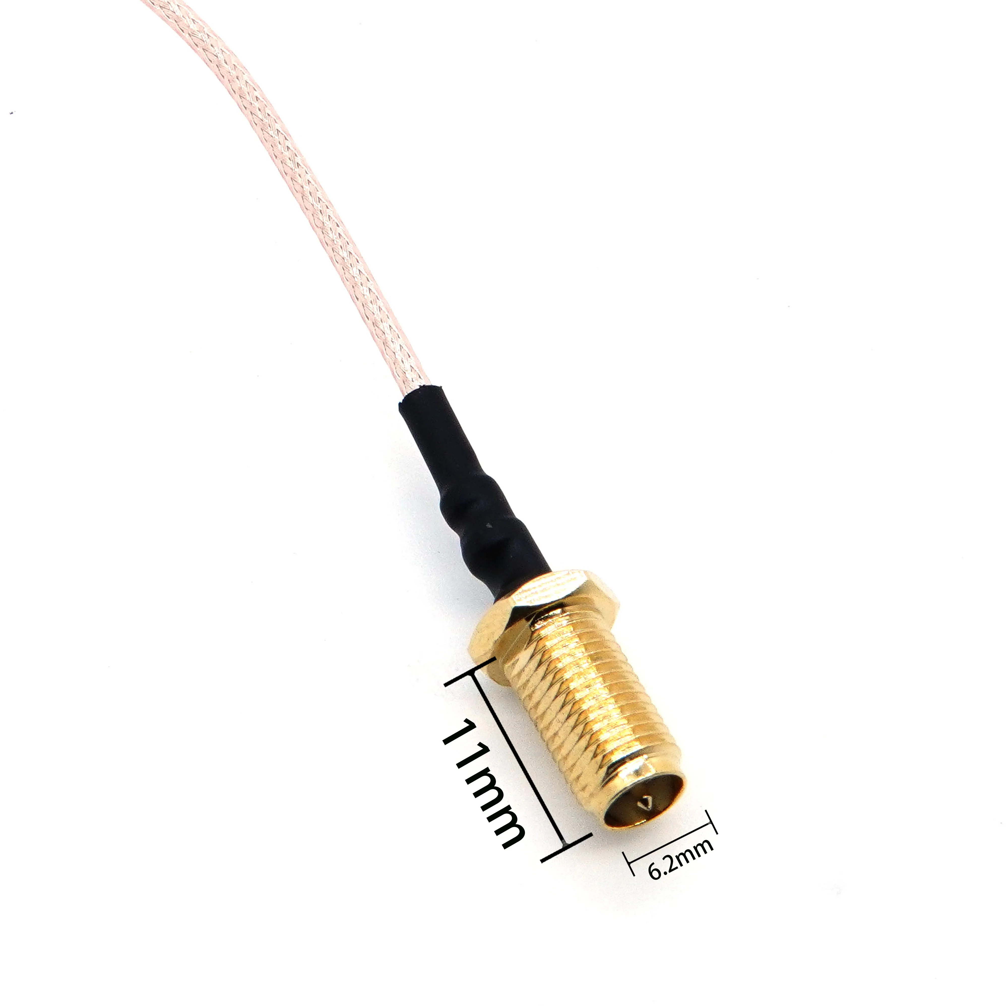 

J RP-SMA Female to IPEX-1 Female Connector RG178 Cable RF Jumper Pigtail for WiFi Antenna IPEX1-K to RP-SMA Male Plug mmcx