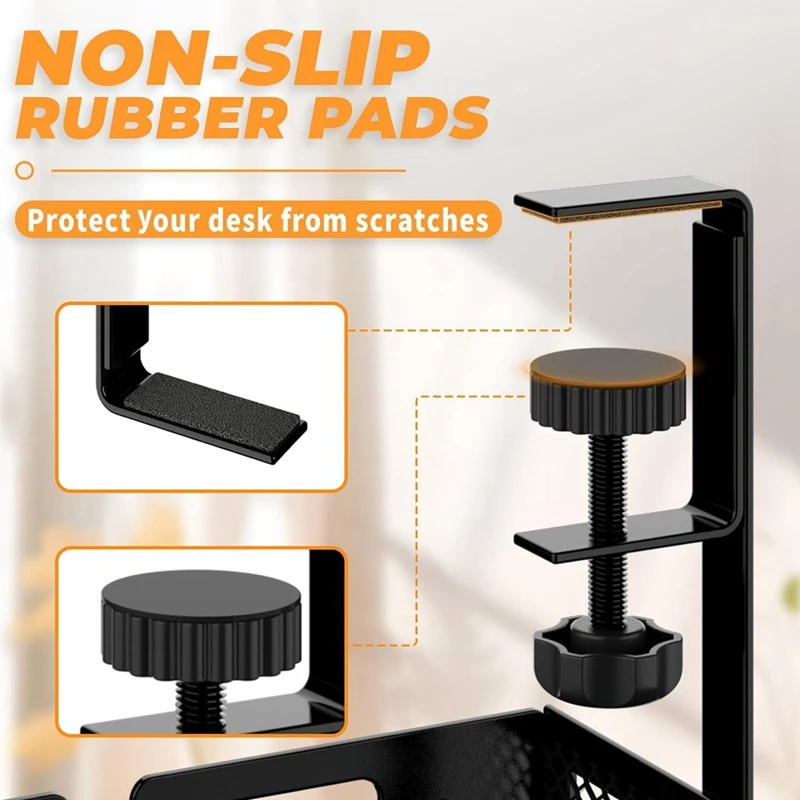 File storage in Stock New Arrivals Cable Management Under Desk, Under Desk Cable Management Tray - view 4