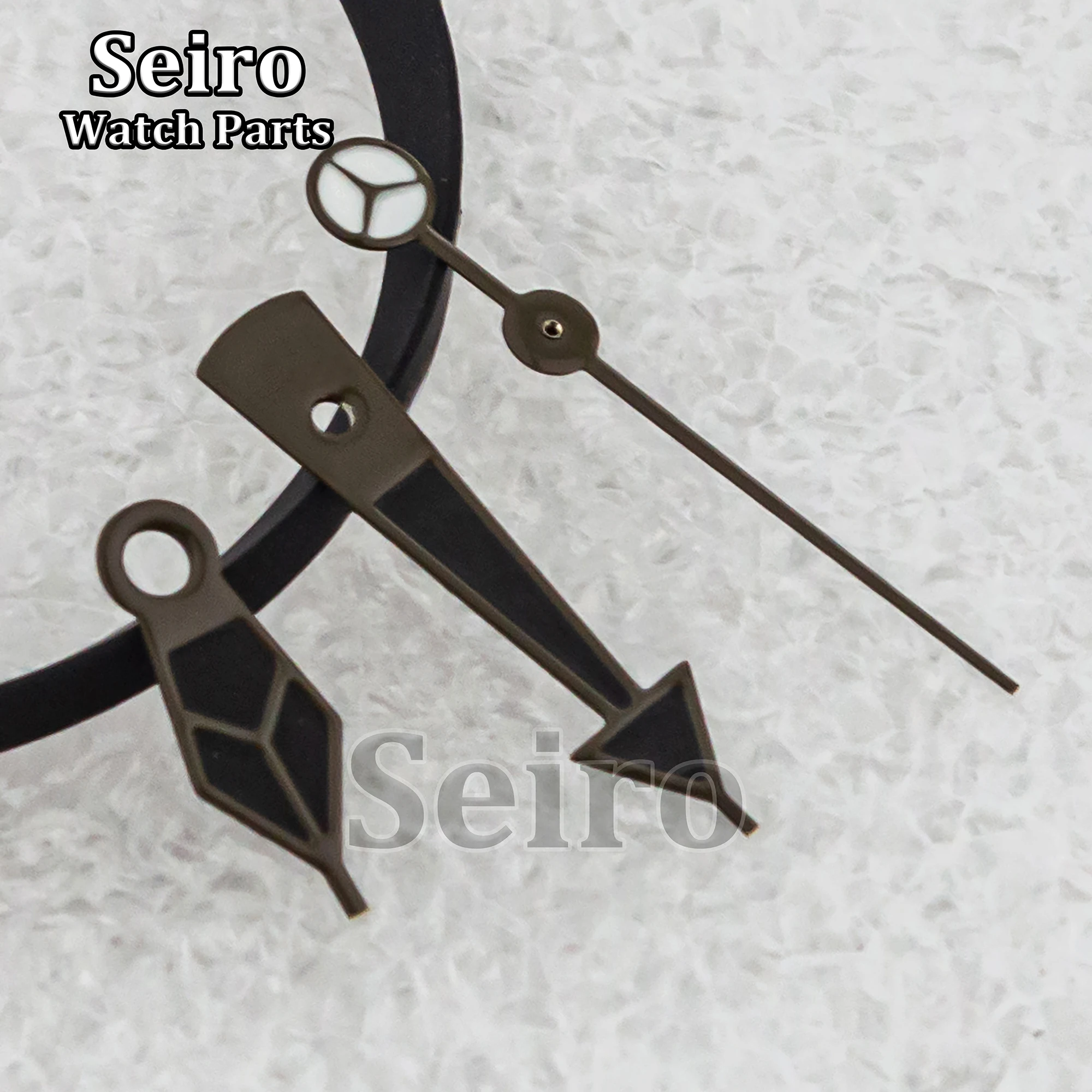 

Coffe Black Rose Gold Pink Gold Watch Hands Green Luminous Watch Pointers Needles for NH35 NH36 Movement Replacements Modified