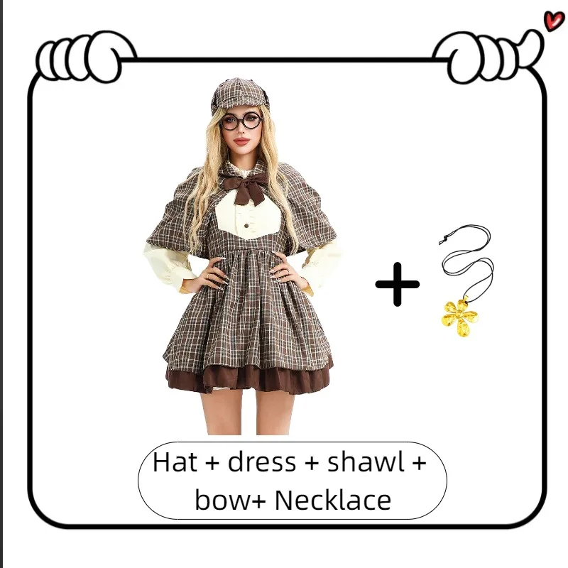 زي الهالوين للبالغين 2025 - زي المحقق البريطاني التنكري