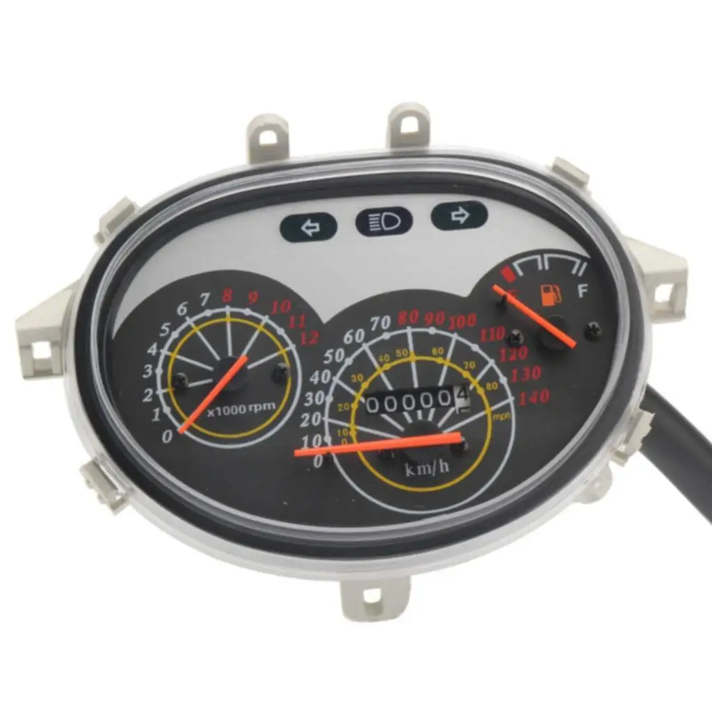 Universal Motorcycle Speedometer Digital Odometer Dashboard Meter Tachometer RPM Display for Motorbike 125cc Enduro
