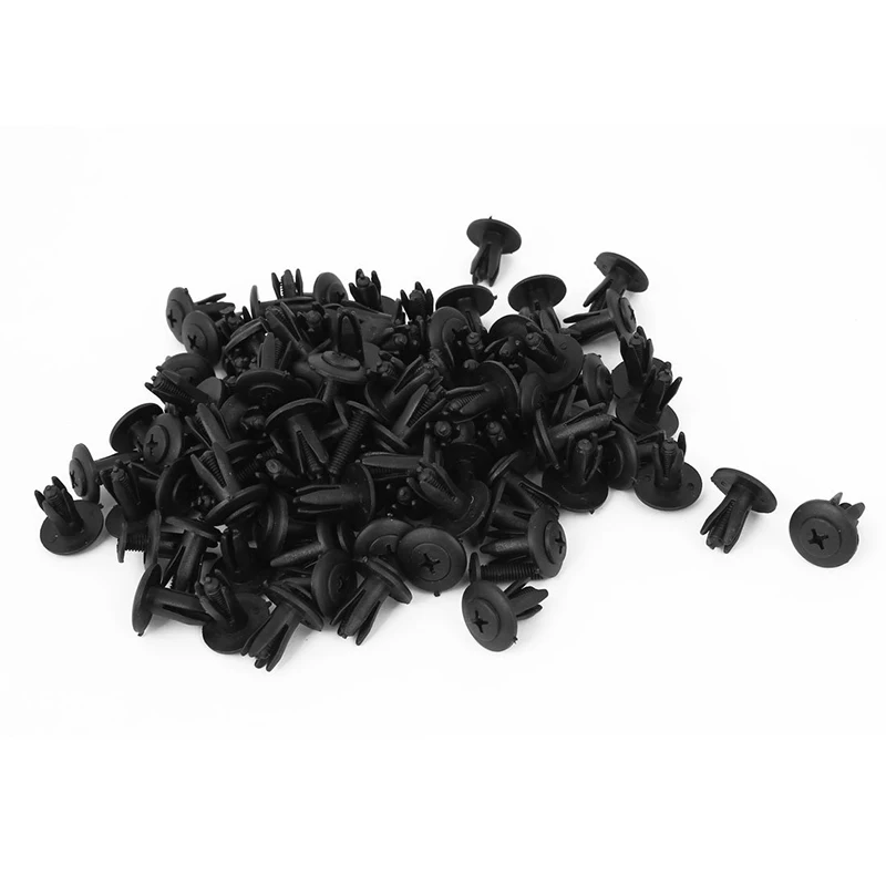 6mm Car Bumper Fender 6mm Hole Plastic Rivets Fasteners Clips For Honda Auto Fastener & Clip Interior Accessories