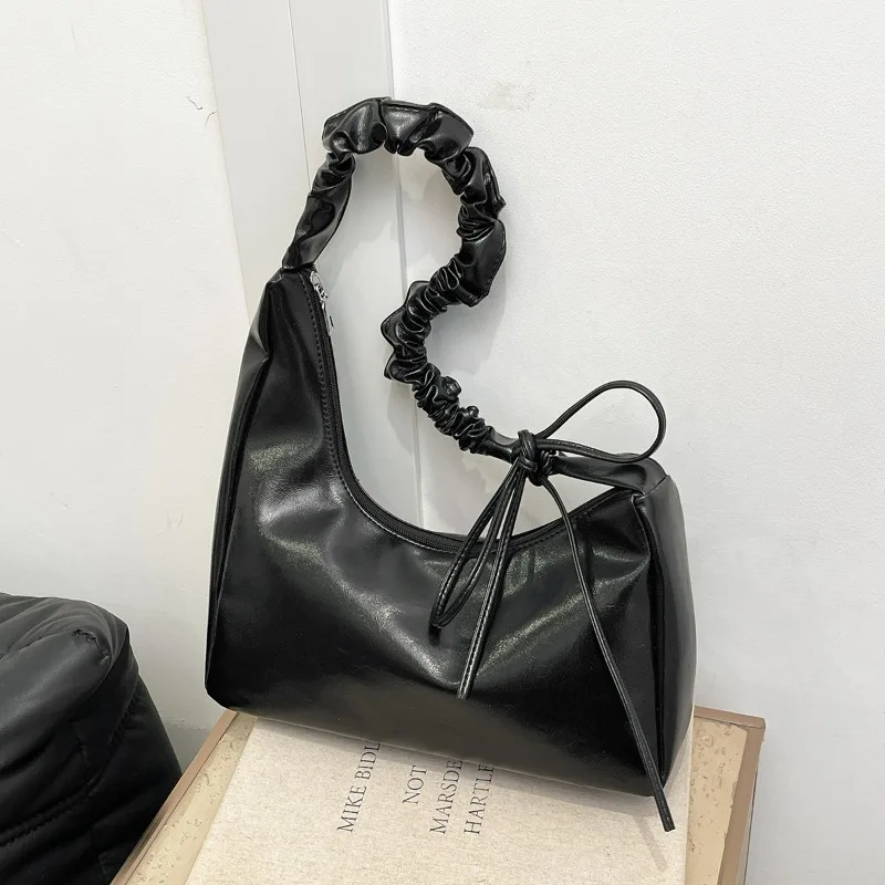 

Сумка в корейском минималистском стиле, новая сумка через плечо на одно плечо 2025 года, модные плиссированные сумки Cloud Underarm