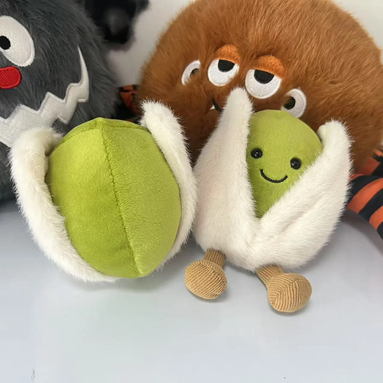 Petite poupée pistache mignonne de 14cm, décoration de salon, articles ménagers, décoration de chambre, jouet en peluche, cadeau de vacances pour enfant