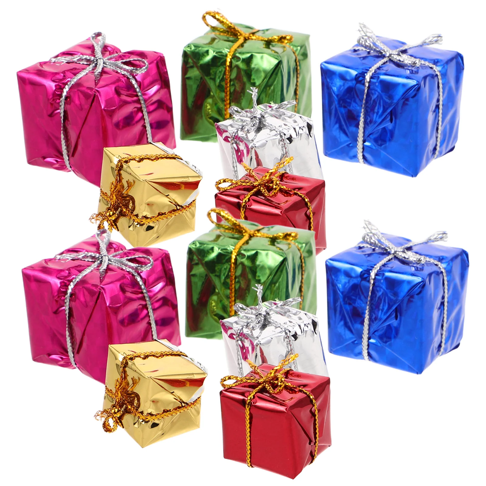

30 Pcs House Decoration Mini Christmas Packages Figurines Foam Decorations Decorate