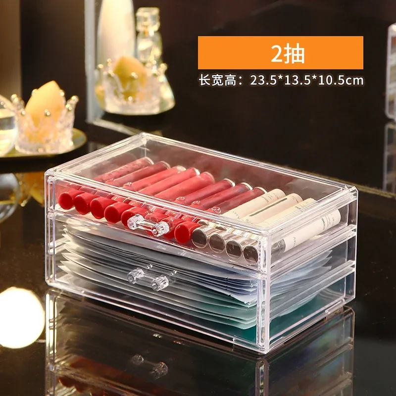 Boîte de rangement de cosmétiques pour salle de bain, bijoux, vernis à ongles, rouge à lèvres, organ