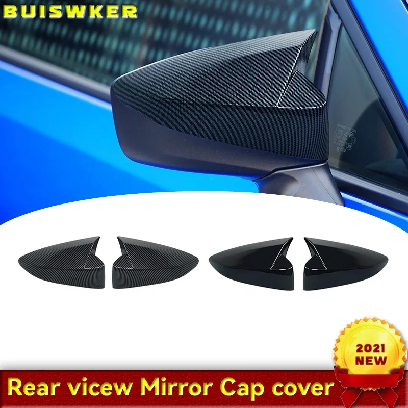 

ABS Carbon Fiber Side Door Rearview Mirror Cover Trims Auto Exterior Accessories For Toyota GT 86 GT86 Subaru BRZ 2012-2020