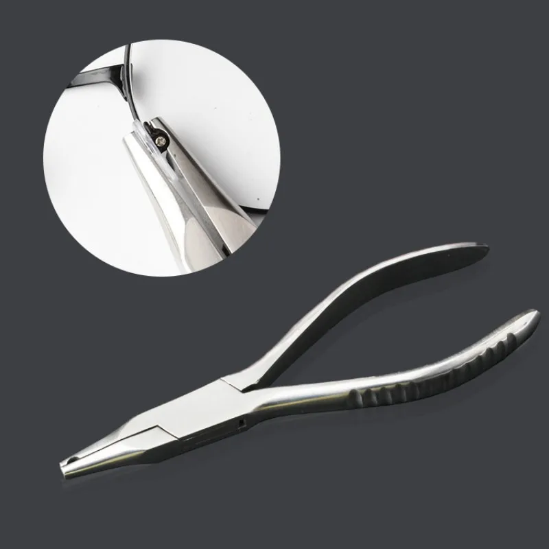 Nose Pad Arm Adjusting Pliers Optical Hand Tool Frames Eyeglass Glasses Clamp