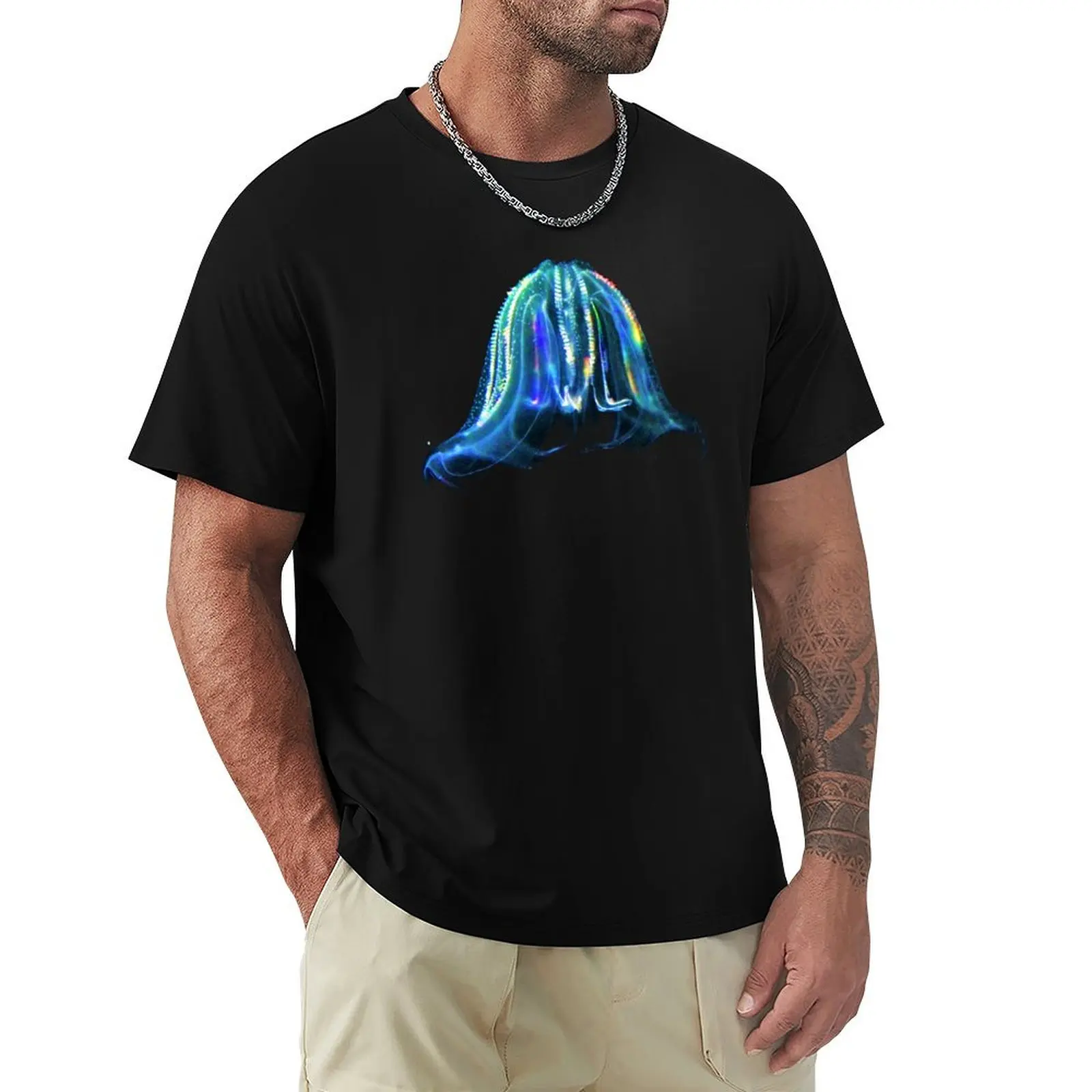 Comb Jelly T-Shirt Casual Breathable Short Sleeve Top