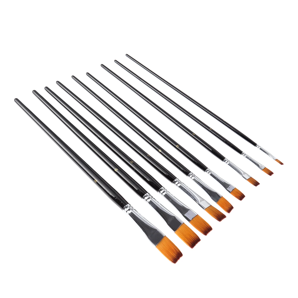 

9 Pcs Brush Set Paint Watercolor Brushes Pointy Painting Supplies Bamboo Student Pens