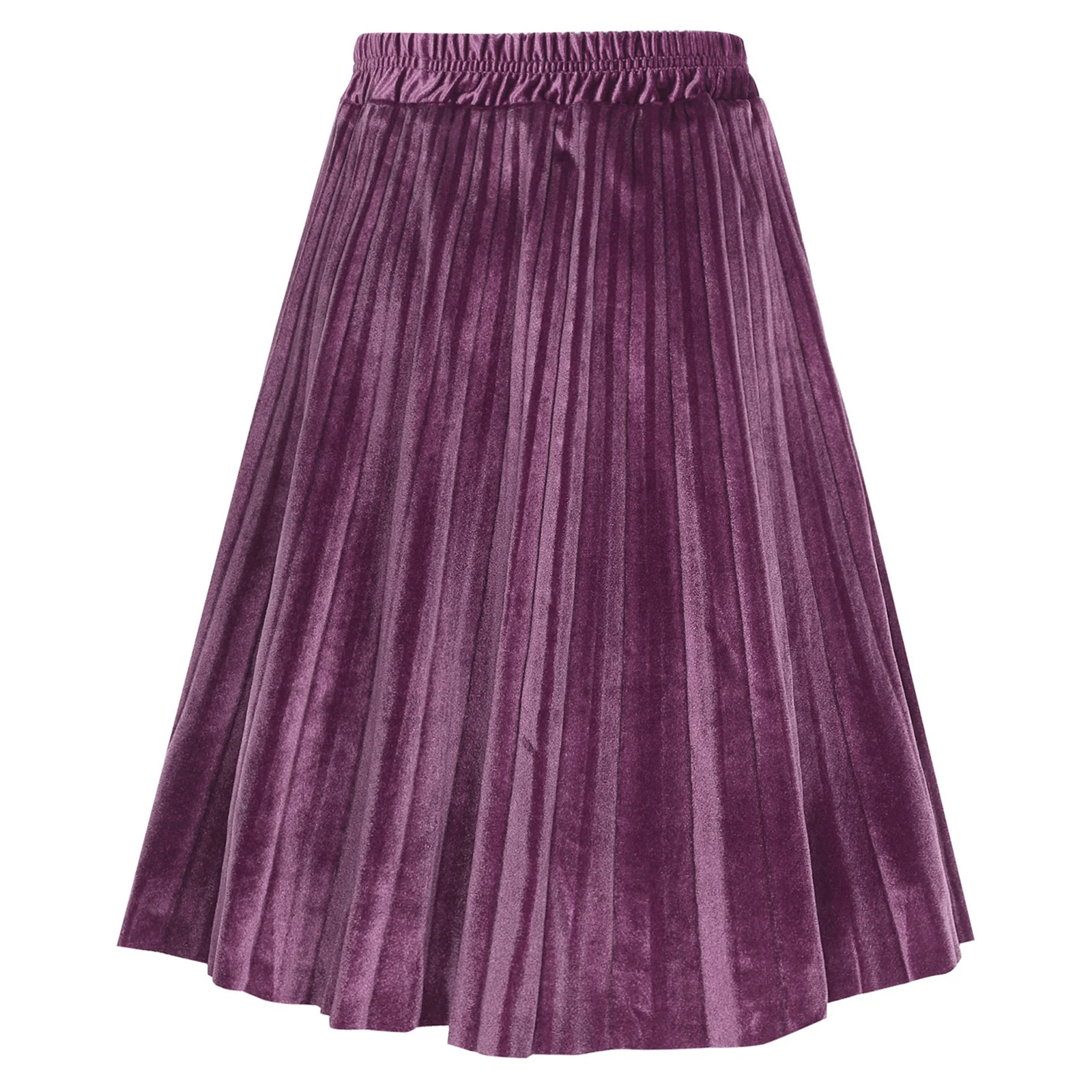 أزياء المهرجانات للهالوين وعيد الميلاد التأثيري للأميرة، تنورة أنيقة بطيات، تنورة مخملية مرنة على شكل حرف T، تنورة صلبة #4