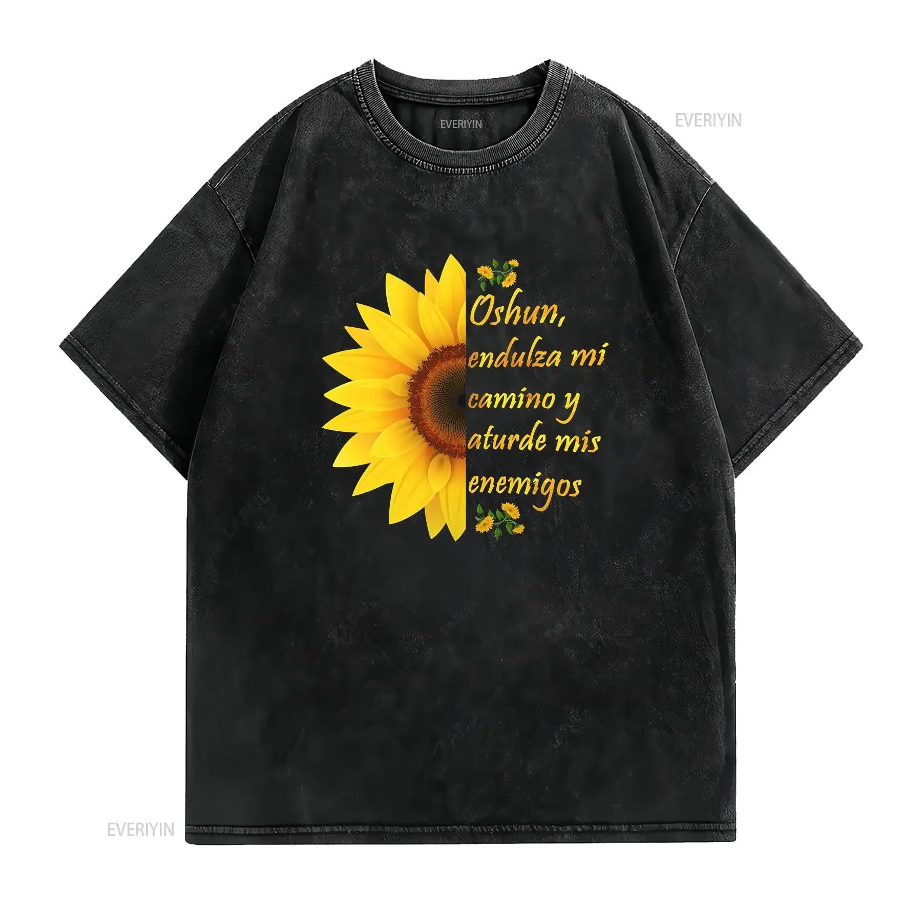 Oshun Ochun Yoruba Oxum Ifa Santeria Orisha Goddess Religion T Shirt vintage Washed Unisex Comfortable Stylish