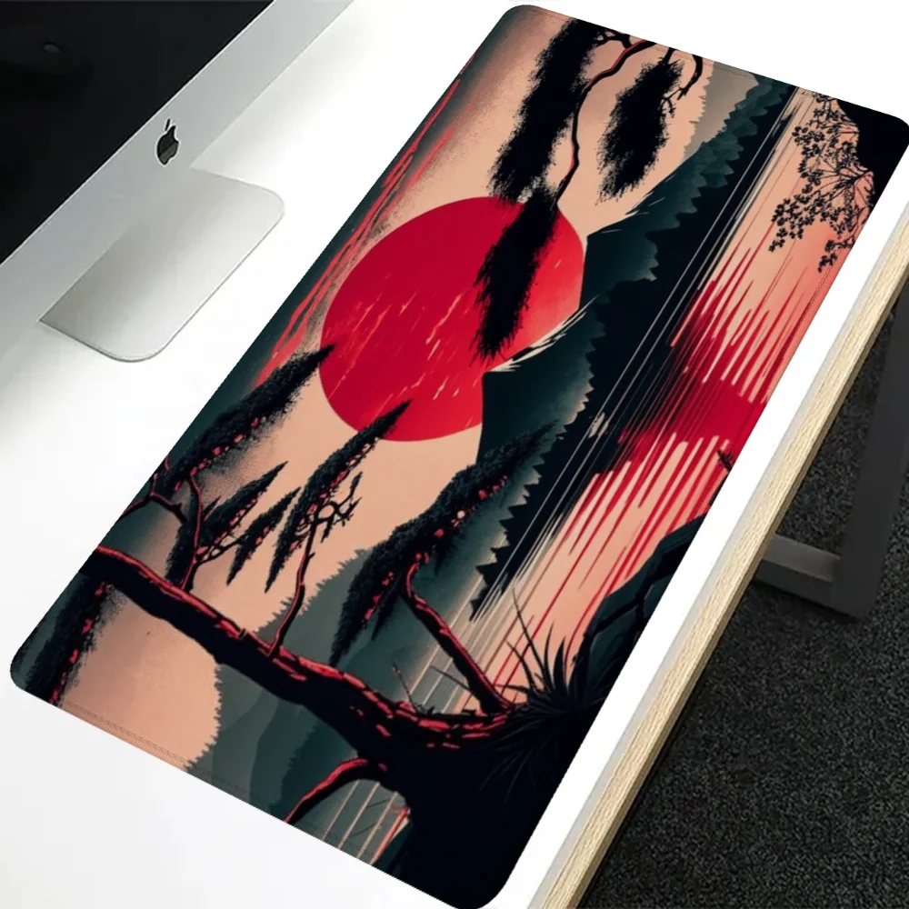 Tappetini da gioco Japan Mountain Pk Control Mouse Pad Mat Gamer accessori da scrivania accessori per l'installazione di Pc per ufficio Mousepad Anime Large Xxl