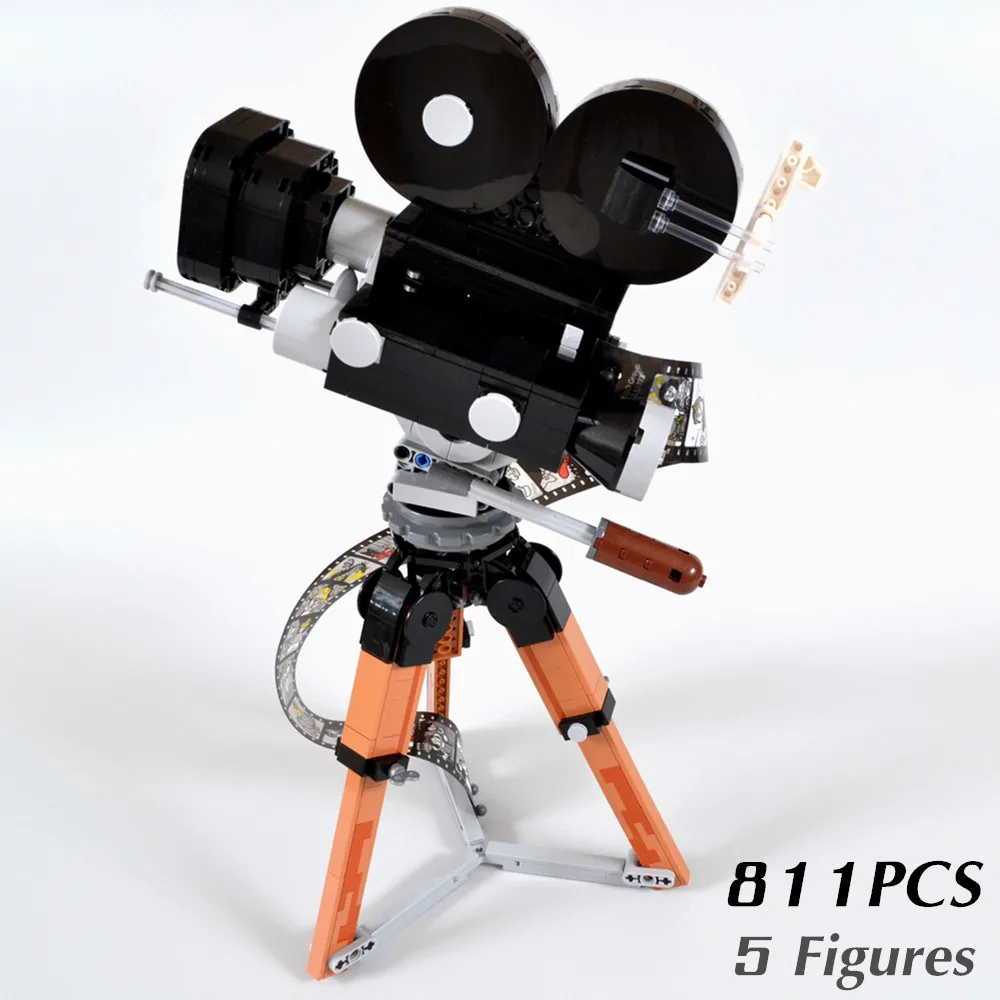 100TH Anniversary Creative Movie Film Strip Tribute Camera FIT 43230 Model Building Blocks Bricks Toys Kid Christmas Gift