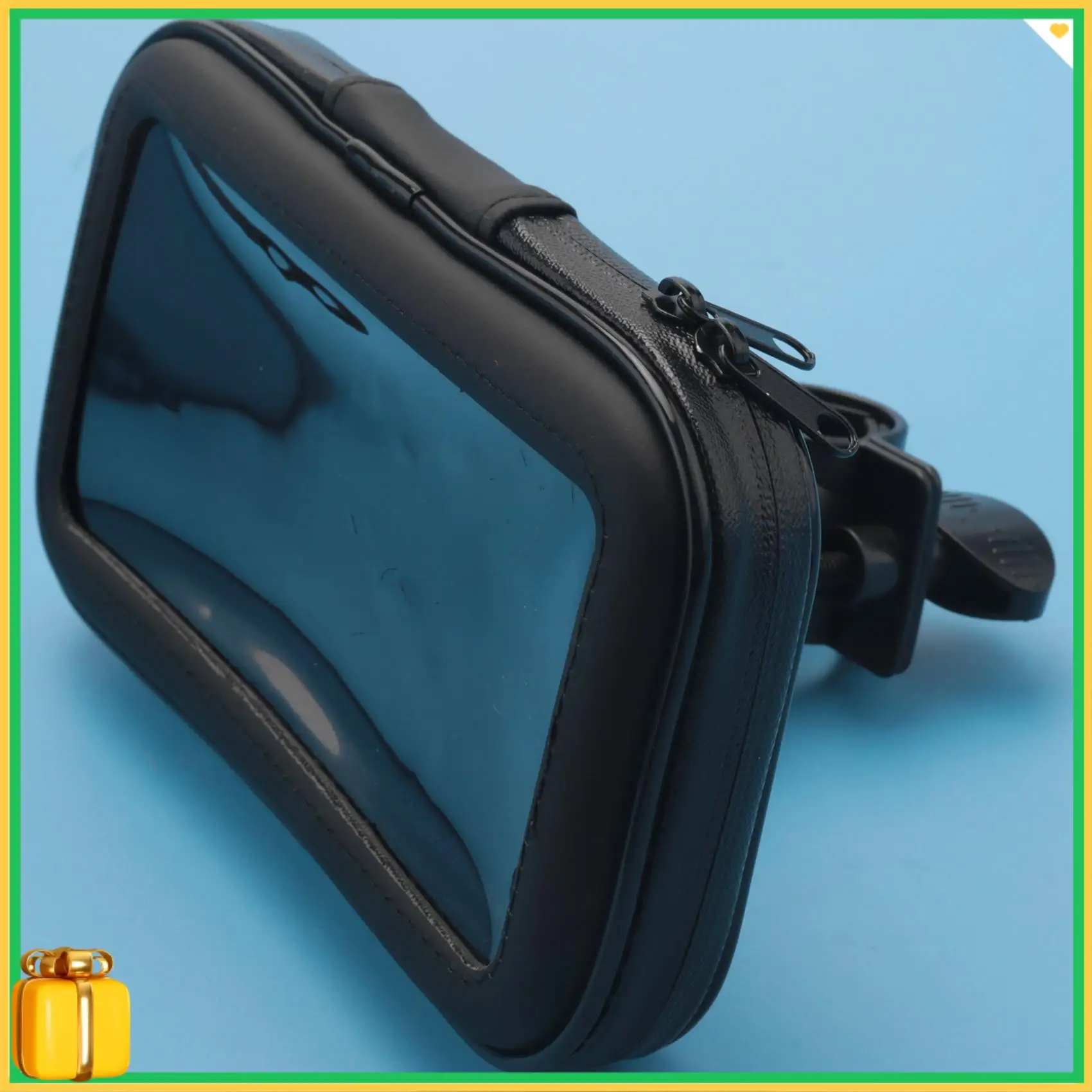 

Premium Motorcycle Bike Handlebar 5.5 Inch Waterproof Bag Case Cell Phone Gps Mount Holder