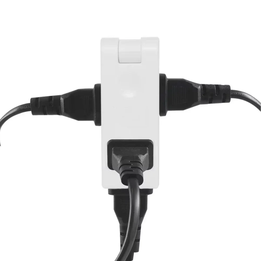 الاتحاد الأوروبي التوصيل التكيف 4 في 1 الجدار منفذ تمديد الاتحاد الأوروبي مقبس كهربائي 180 درجة محول القابس محول السفر المحمولة تحويل الطاقة #4