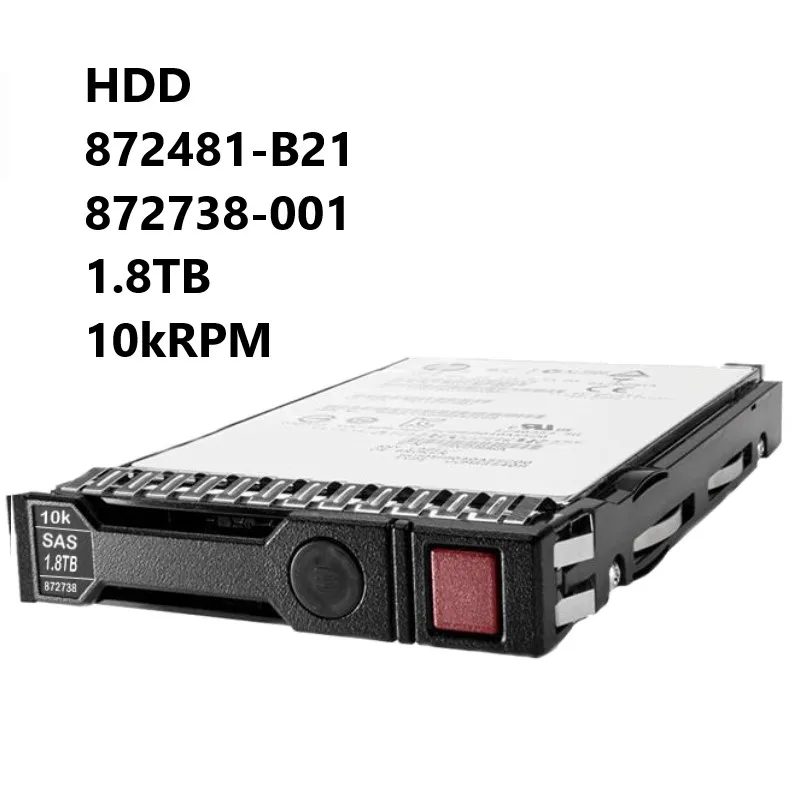 

NEW HDD 872481-B21 872738-001 1.8TB 10kRPM 2.5in SFF DS SAS-12G SC Enterprise Hard Disk Drive for H-P-E ProLiant G9 G10 Servers