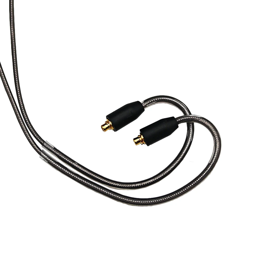 3.5mm Stereo Audio MMCX HIFI Headphone Cables With Microphone Earphone Replacements Wires For SE215/315/535/846/UE900/DC/VJJB/N1