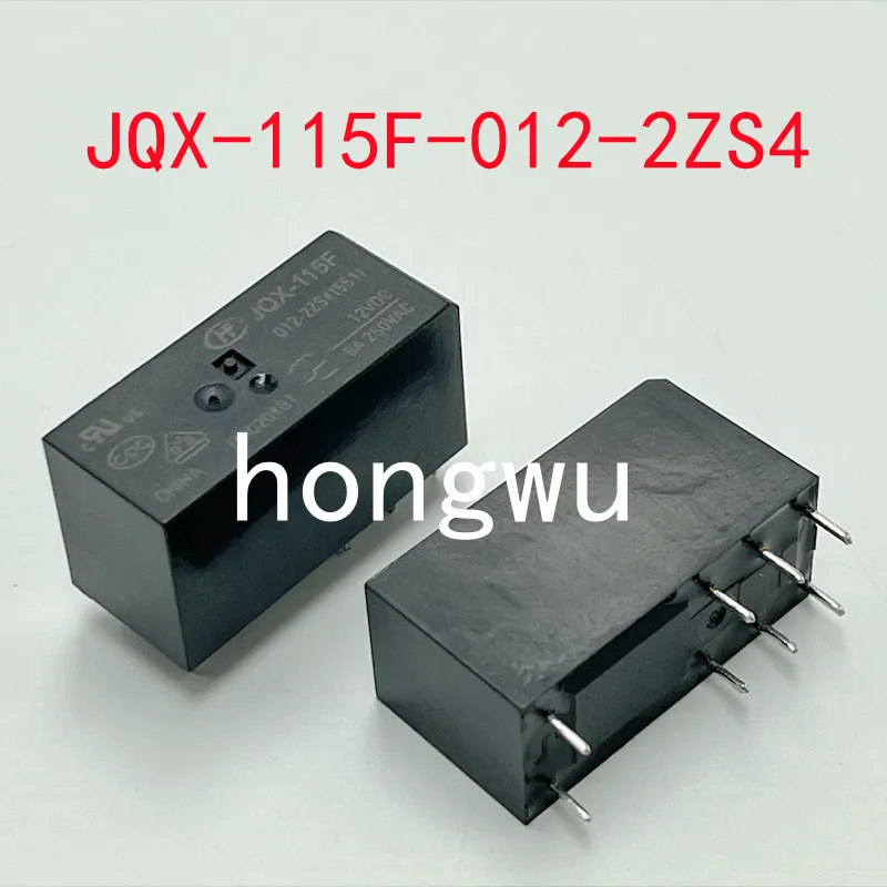 100% Original New 2PCS   JQX-115F-012-2ZS4(551)  DC12V  relay  8A 8pins