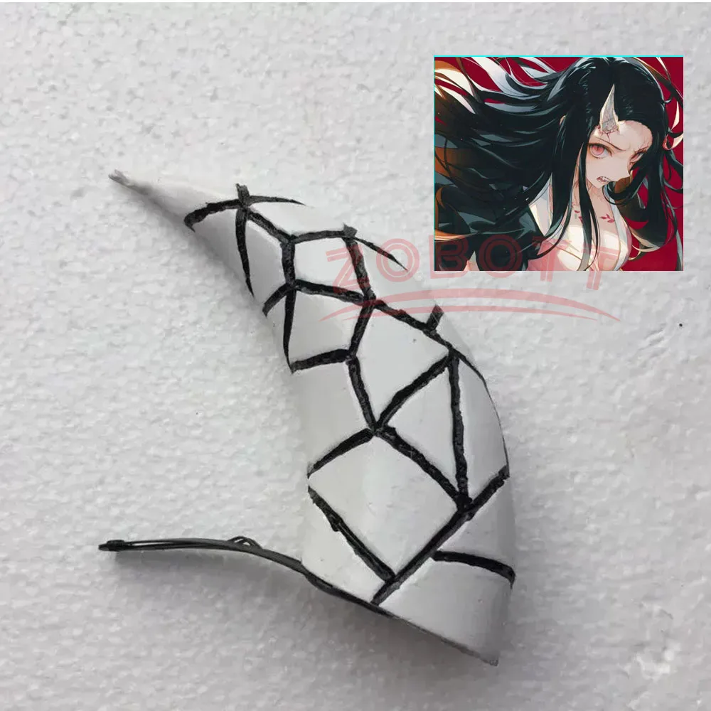 

Anime Nezuko Cosplay Prop Headwear Horn Cosplay Costume For Halloween Carnival Party Role Play Props Women Accessories