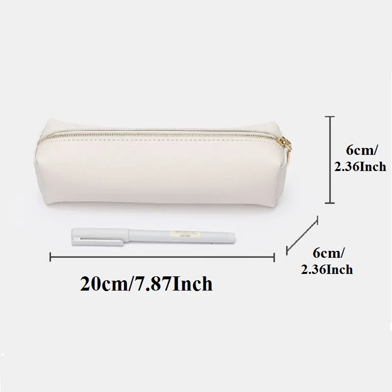 Fashion Cosmetic Bag Makeup Cases PU Leather Pencil Case