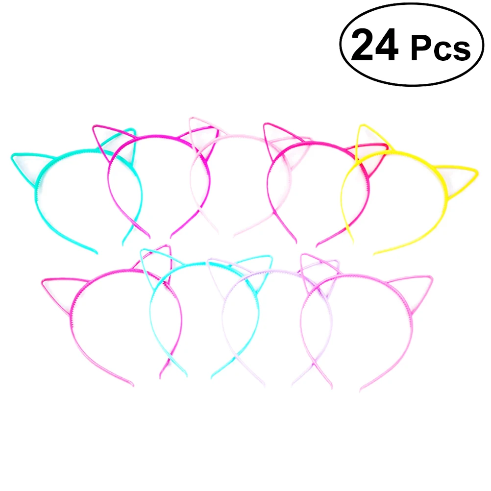 

9pcs Cat Ear Hair Hoop Comfortable Texture Party Favors Birthday Celebration Halloween Costume Christmas Gifts Women Girls Hair