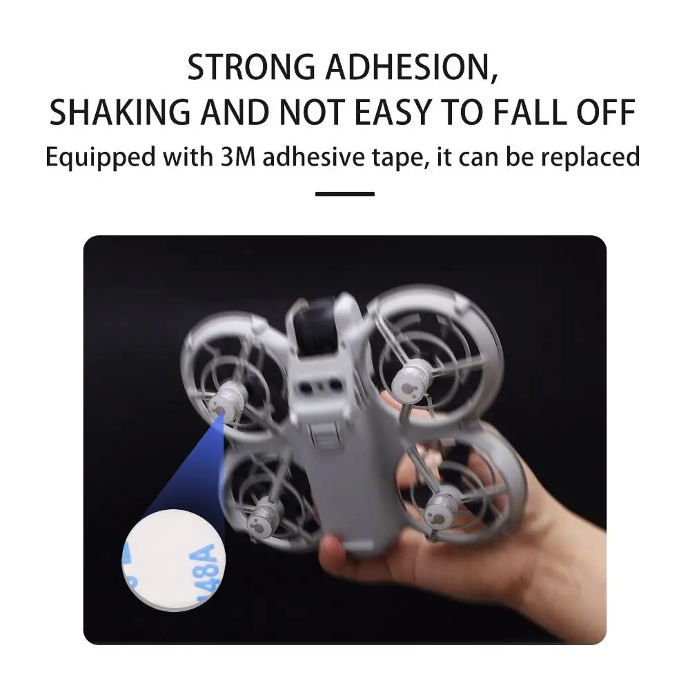 ミニLEDストロボライト,dji neo,ドローン,夜間警告灯,ABS LEDフラッシュライト,アクセサリー,2個,4個,新品