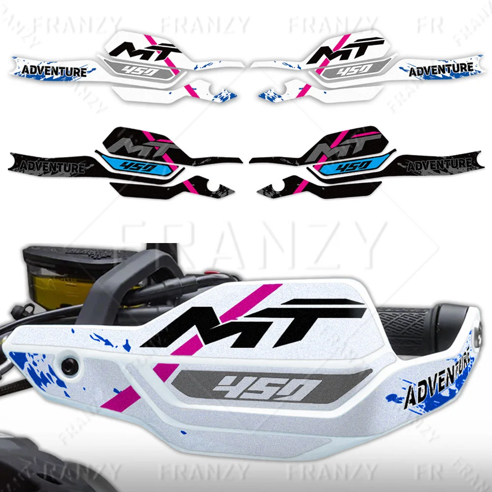 Motorcycle HandGuard Stickers Hand Guard Decals Waterproof For CFMOTO 450MT CF MOTO 450 MT