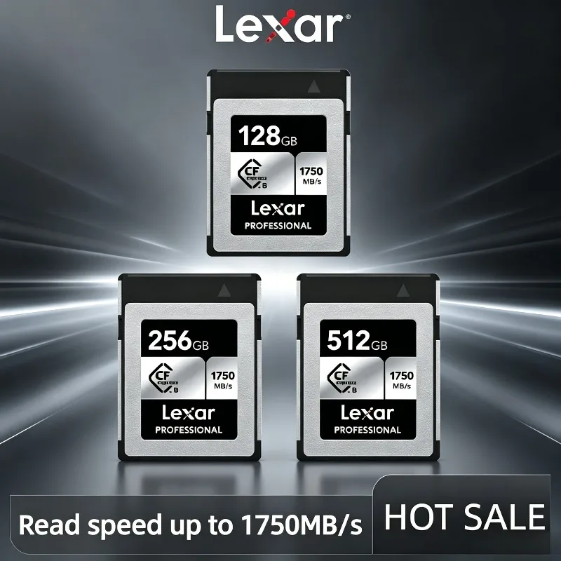 

Lexar Silver Card Lexar CFexpress Type B for RAW 4K Video Digital SLR Camera 128GB 256GB 512GB CF Express Digital Memory Card